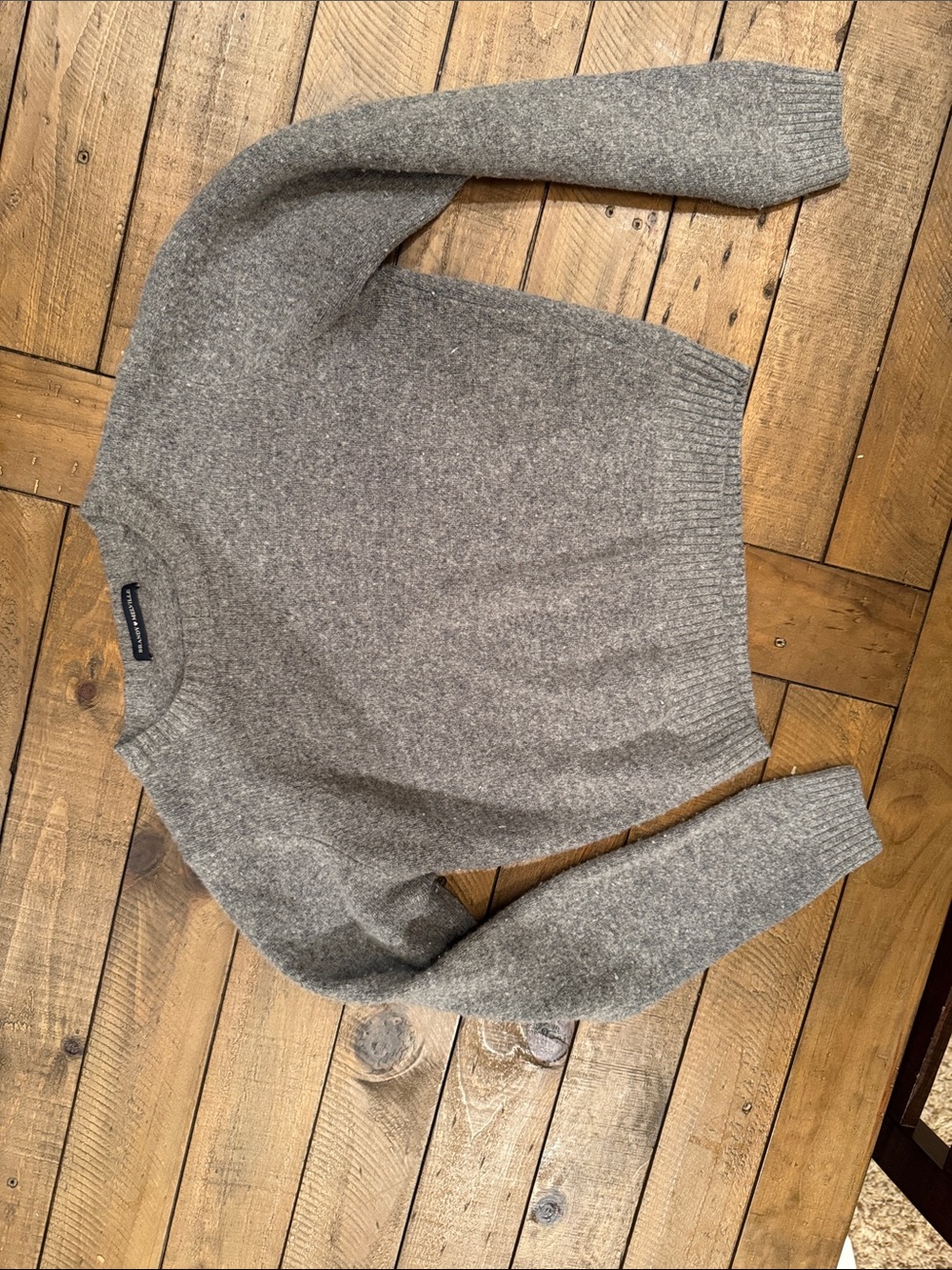 Brandy Melville Heather Gray Crewneck Sweater